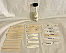 Lot 28 Mens Collar Stays 22 Brooks Brothers 346 4 Lands End 2 Jos A Bank w/Jar