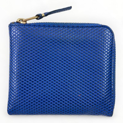 COMME des GARCONS Coin Case L-Shaped Zipper Wallet Authentic Men