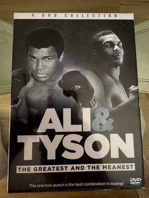 Muhammad Ali & Mike Tyson DVD Box 4 DVD NEU IM BLISTER Boxen