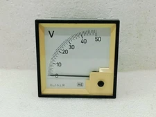 Automatic Electric 08/6/147677/25 Volt Meter Range: 0-50v