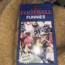 Football Funnies Action Packed Goodtimes Home Video (1987, VHS) 