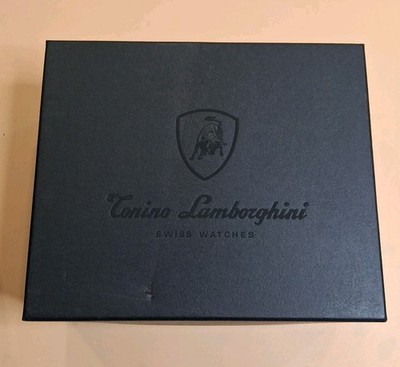   Tonino Lamborghini Swiss Watches  EMPTY Watch Box  (NO WATCH) JUST BOX 