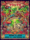 FORTUNATE YOUTH "GOOD TIMES ROLL ON TOUR" 2026 LAS VEGAS, NEVADA CONCERT POSTER