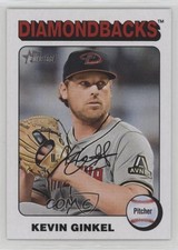 2024 Topps Heritage High Number White Border Kevin Ginkel #681 0o6v