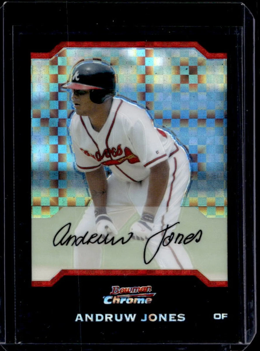 Topps Andruw Jones Baseball Serial Numbered Sports Trading Cards