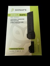 GOSAFE Mobile Safe Glock 17 Gen 3-5 Black GSMSGLK17