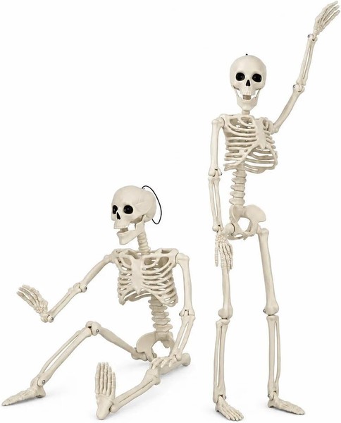 Skelett Halloween Deko 60Cm 2Er Pack Gruselige Dekoration FüR Party-image