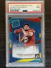 2017 Donruss Optic - Patrick Mahomes II - #177 Red/Yellow - Rated Rookie (RC)