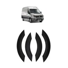 VW CRAFTER ABS BLACK 4 PIECES WHEEL ARCH COVER TRIMS PROTECTION 2006-2017
