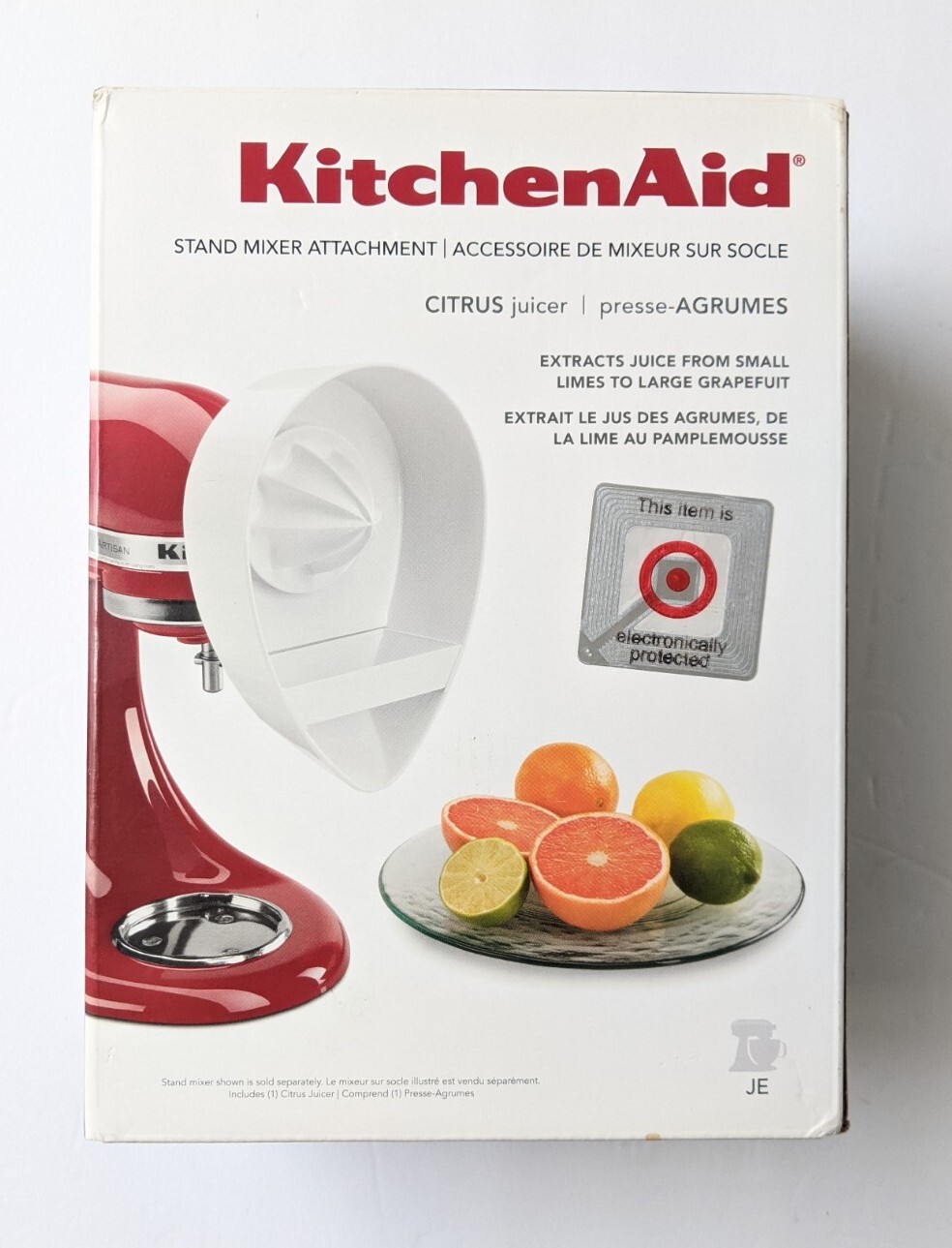 KitchenAid JE Citrus Juicer with Strainer Stand Mixer Attachment