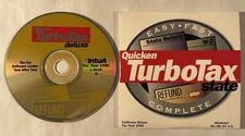 1999 Intuit TurboTax Deluxe Federal and State of California Return CDs