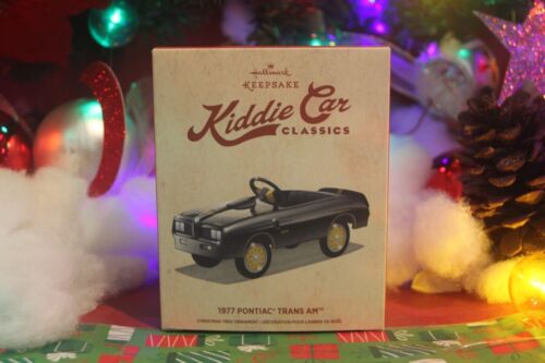 2015 Hallmark 1977 PONTIAC TRANS AM Kiddie Car Classics Ornament - Picture 1 of 2