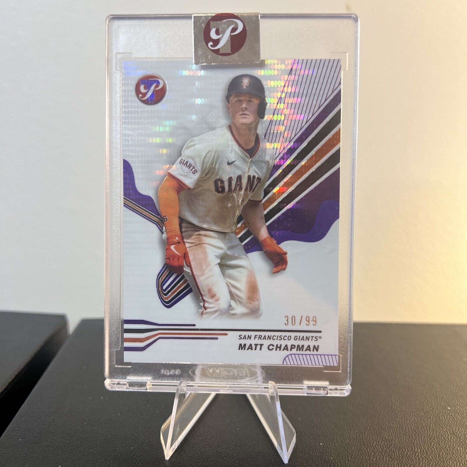 2024 Topps Pristine - Purple Pristine Pulsar Refractor #235 Matt Chapman /99