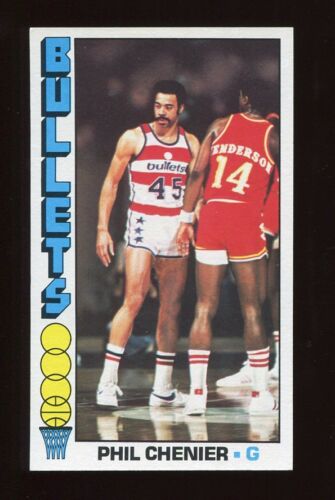 1976-77 Topps #27 Phil Chenier Bullets Carte NBA Basketball 