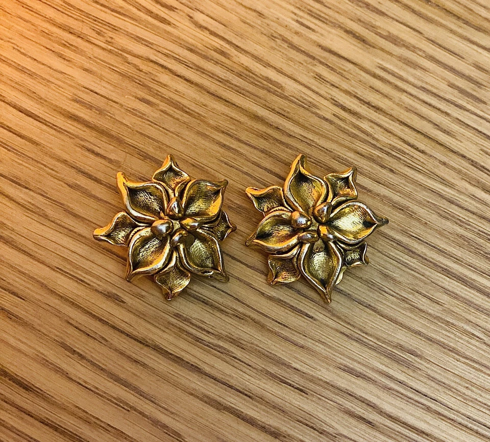 TARATATA Paris - Boucles d'oreilles Clips - Earrings signed CLIP ON - Vintage - Photo 1/4