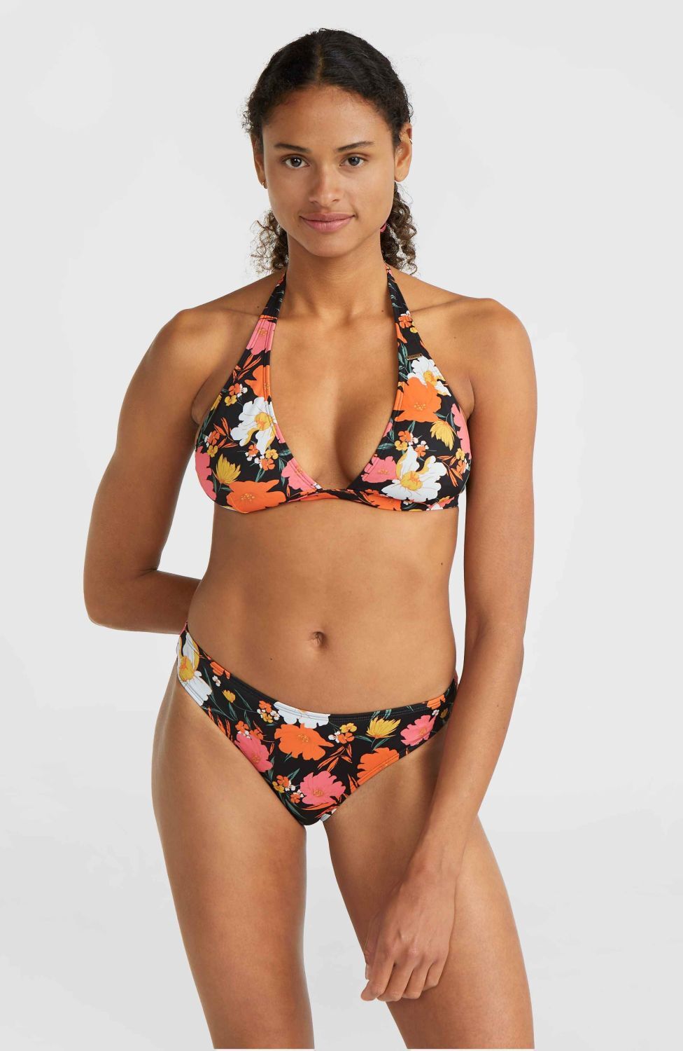 O'Neill Conjunto Bikini Marga Rita Negro Flores