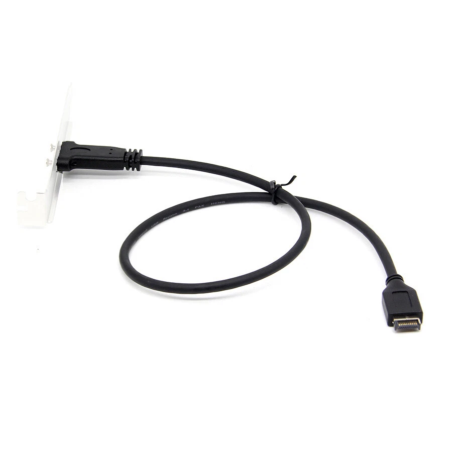 XT-XINTE USB 3.1 Front Panel Header Type E to Usb-C Type C Expansion Cable - Image 4 of 4