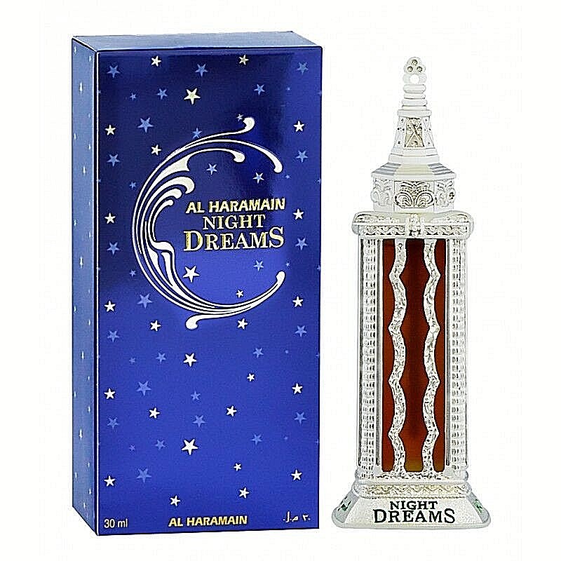 Night Dreams Silver 30ml By Al Haramain Pure Dehnal & Sandalwood Perfume Oil
