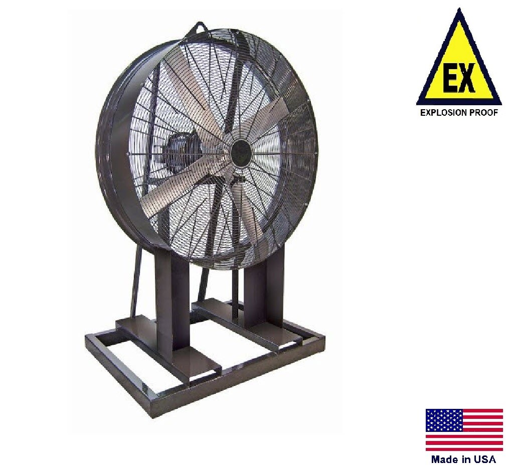DRUM FAN Industrial - Explosion Proof - 48" - 5 Hp - 230V - 3 Phase - 34,500 CFM