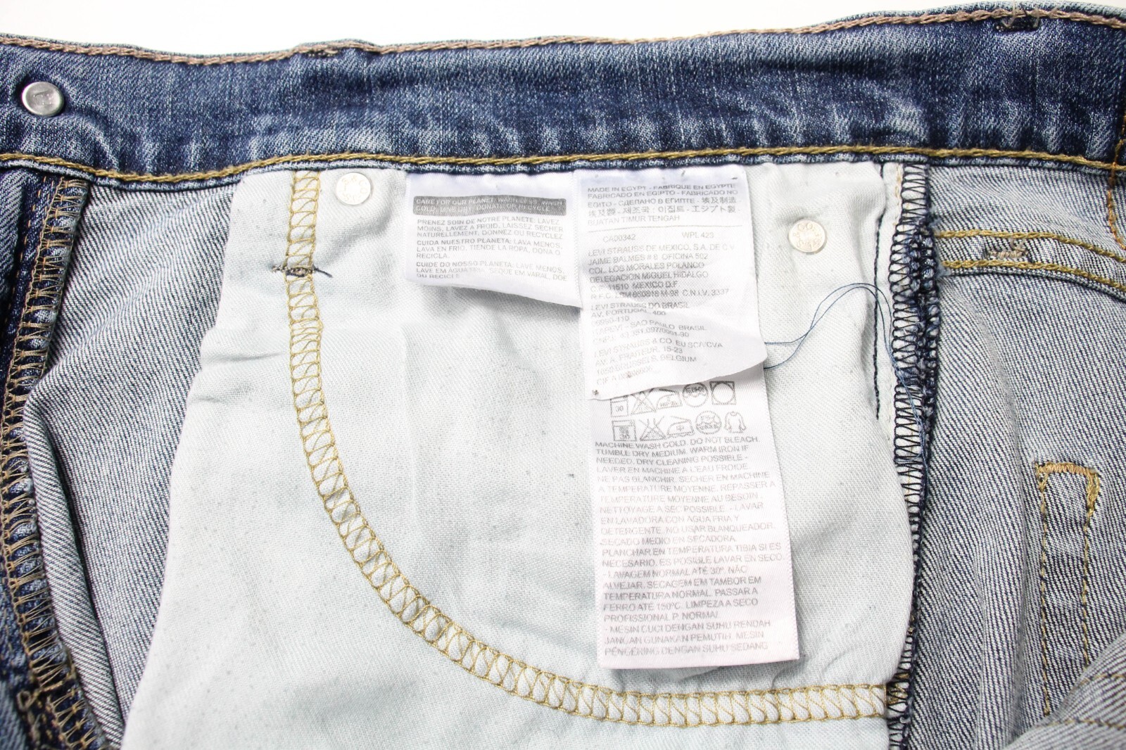 LEVI'S 511 Jeans Men's W32/~L28 Slim Fit Stretch Zip Fly Fade Effect thumbnail 6