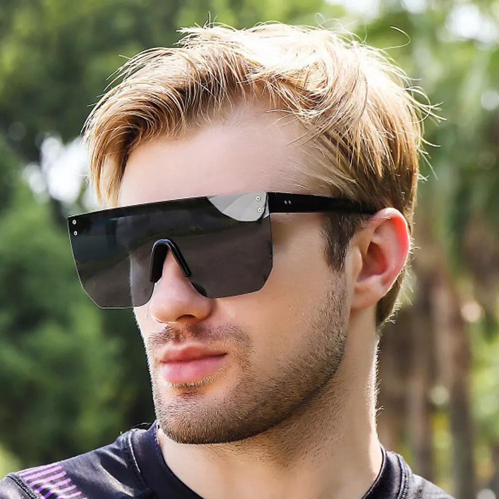 Unisex Flat Top Square Sunglasses