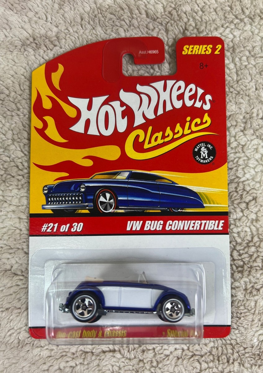 🔥🔥🔥🔥🔥🔥 Hot Wheels Classics #21 VW Bug Convertible 2005