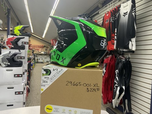 Fox Racing V1 Helmet DPTH 29665-001-XL - Picture 2 of 4