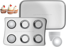 Kids' Oven Pan Set Compatible with Easy Bake Ultimate Oven  Accessories for Coo