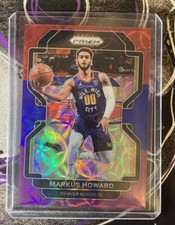 2021-22 Panini Prizm Markus Howard #218 Choice Red Blue Purple 1/15 #d