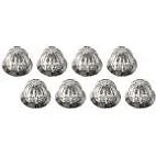 HEROACWMMINI-8 mini watermelon LED market 8pk lights with 3/4" post mount a/c
