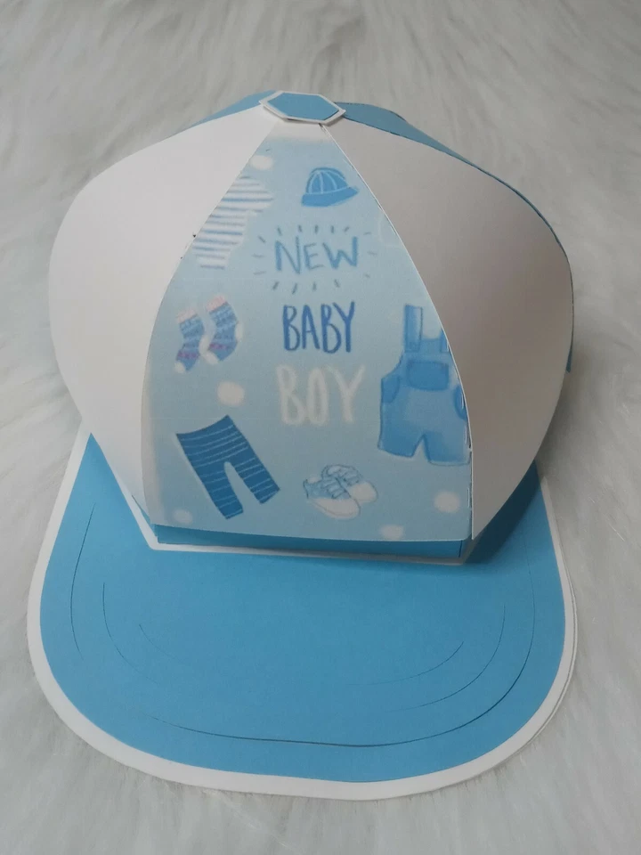 Gorra de béisbol / Caja de regalo de golosinas / Gorra deportiva Favor Caja de regalo personalizada montada Foto 3 de 4