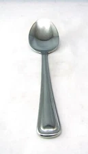 World Tableware Stainless Steel 18/8 CLASSIC RIM Lot of 2 Oval Soup Spoon(s)