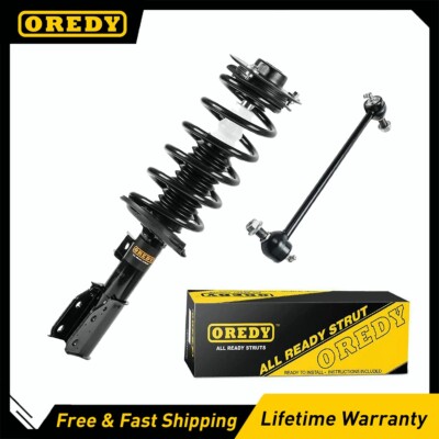 Front Left Strut &Sway Bar for Chevy Equinox Saturn Vue GMC Terrain XL-7 Pontiac