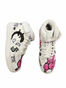 Scarpe Uomo Air Force 1 Mid 07 Sneakers Custom x Sfera Ebbasta LIMITED EDITION | eBay