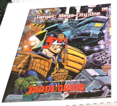 JUDGE DREDD the Roleplaying game Target: Mega-City One d20 module MGP 7011 RPG
