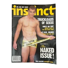 Vintage Instinct Magazine Sept/Oct 1999 Vol. 2 Issue 5 Gay Interest Printed USA