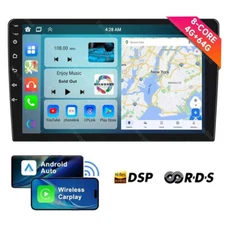 8Core 9 Inch 2 DIN Car Stereo Radio 4G+64GB Android 13 Carplay GPS Navi WIFI DSP