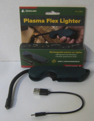 Coghlans Plasma Flex Lighter Rechargeable Electric Arc Lighter #2362