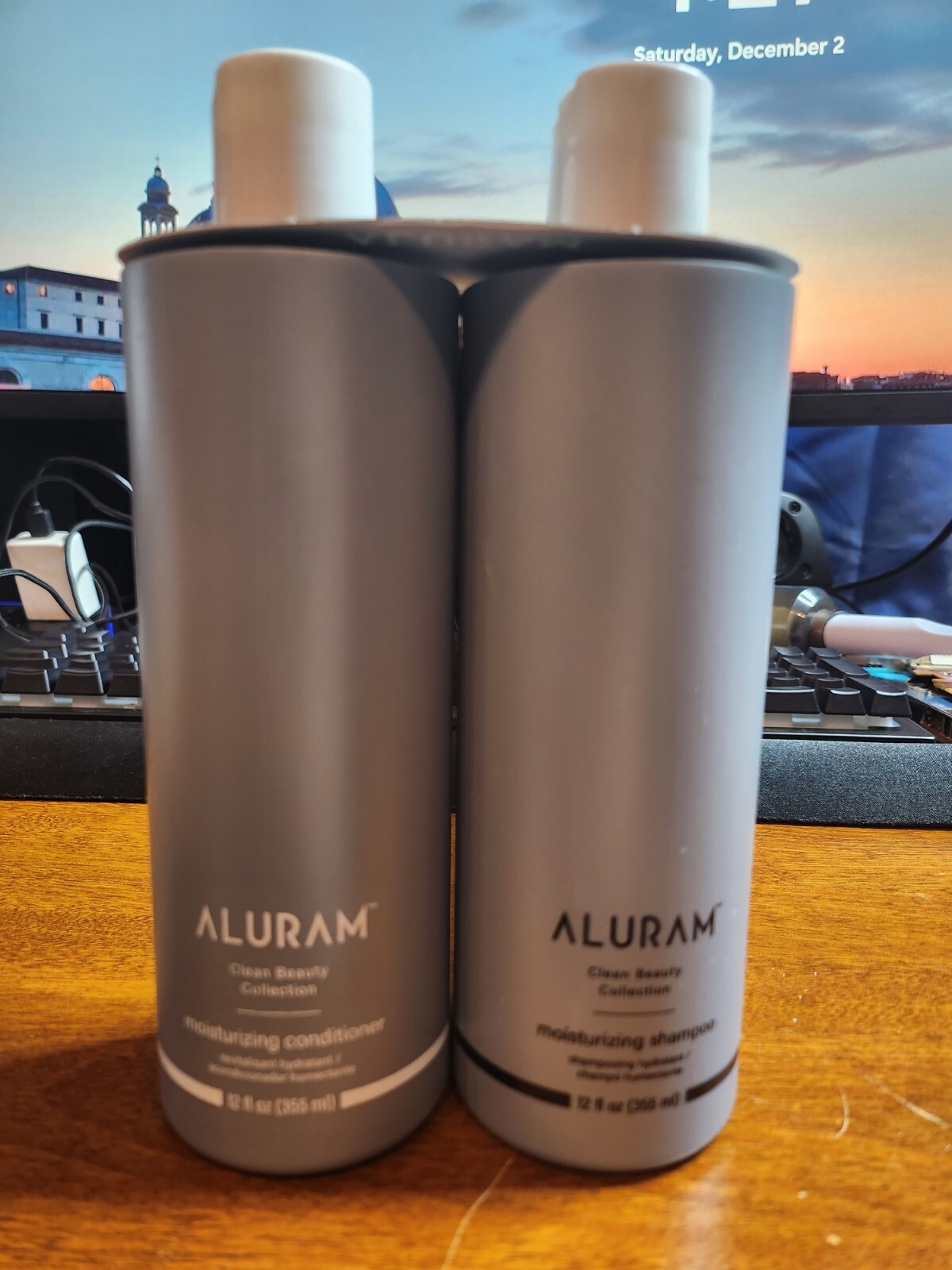 Aluram Clean Beauty Collection Moisturizing Shampoo & Conditioner 12 oz