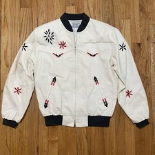 VTG 50s 60s H Bar C Western California Ranchwear Jacket Rare Beaded Size M