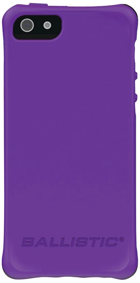 Ballistic LS 平滑系列保护壳 带彩色防撞防震 iPhone SE iPhone 5S- 紫色 — 第 3/4 张图片