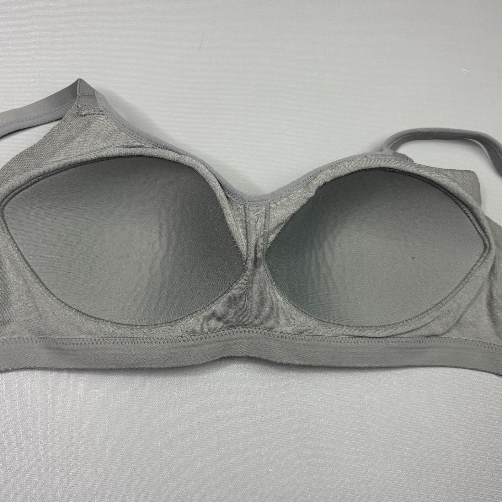 Warners Bralette Bra Medium Wireless Lightly Line… - image 5