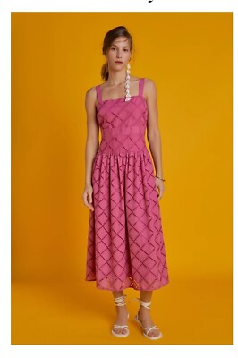 english factory sleeveless midi dress English Factory Women's Shell Sleeveless Midi Dress