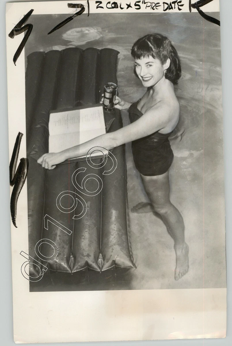 MISS LOS ANGELES Nancy Hadley Poses In Bathing Suitl, Vintage 1959 Press  Photo | eBay