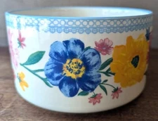 Pioneer Woman 7" Round Floral Food Storage Bowl Vegetable Serving Dish Casserole