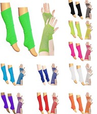 Kids Girls Plain LegWarmer  Fishnet Gloves Dance Wear Legwarmers tutu Fancy