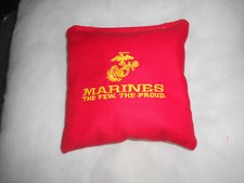 8 CORNHOLE BEAN BAGS Marines Embroidered