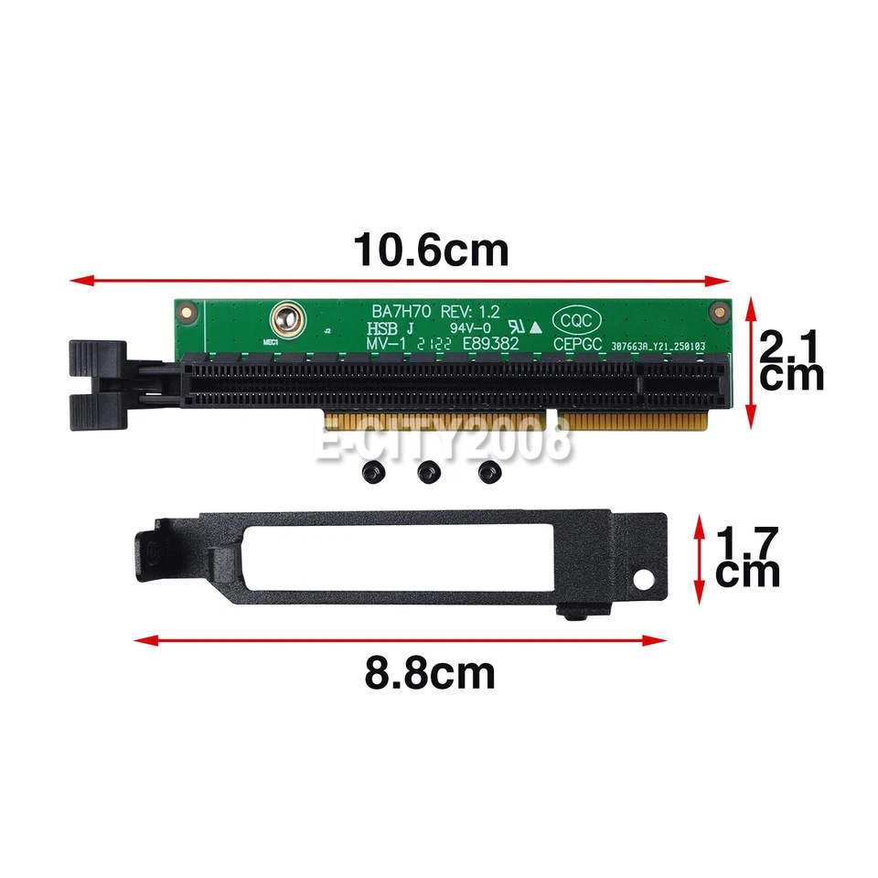 For Lenovo ThinkCentre M920q M920x M720q P330 PCIE16 Riser Card Tiny5 01AJ940 - image 2 of 4