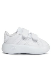 SCARPE ADIDAS BAMBINO BAMBINA GRAND COURT 2.0 CF  ID5273 PELLE BIANCO STRAPPI