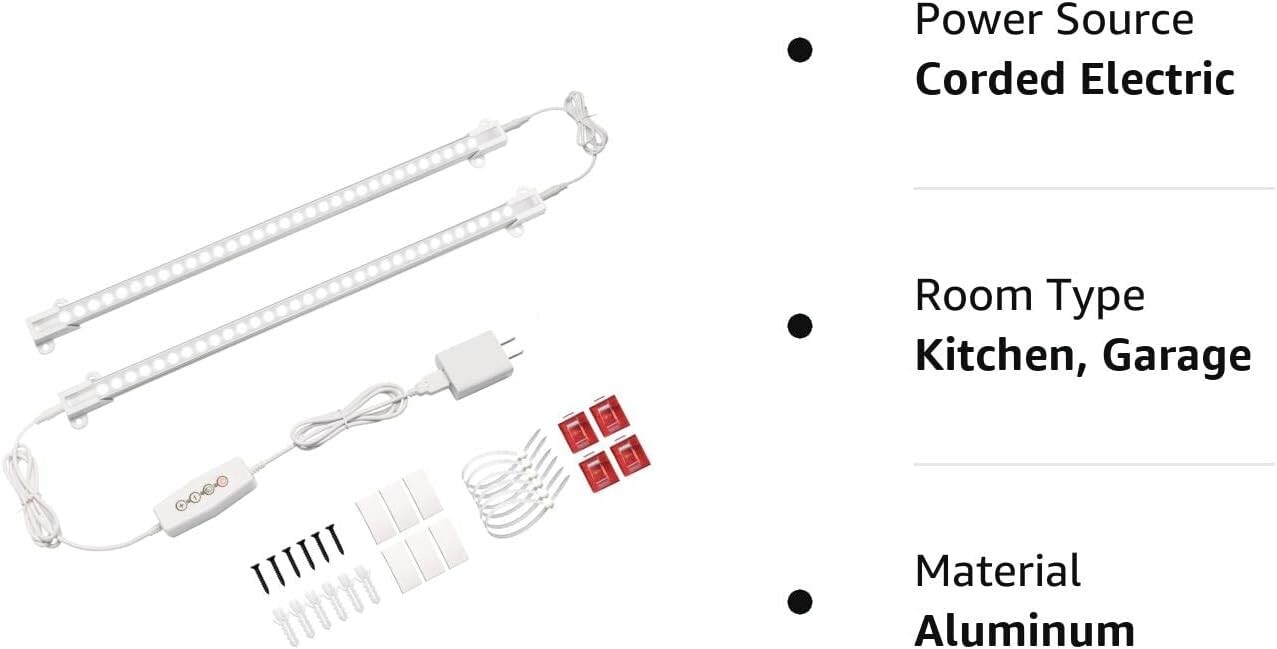 Under Lighting 2 LED Linkable Hardwired LED Closet Light Kit 4 Brightnes eBay